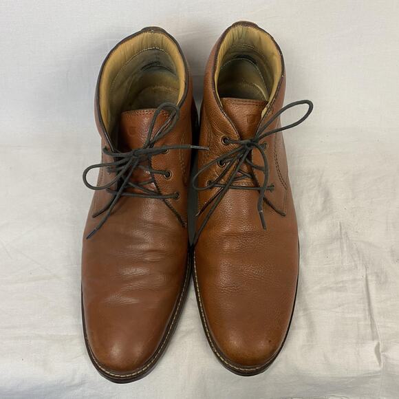 Florsheim Chukka Boots Mens 13 D Brown Leather Fenway Lace Up Lug Sole 11875-222 main image 10